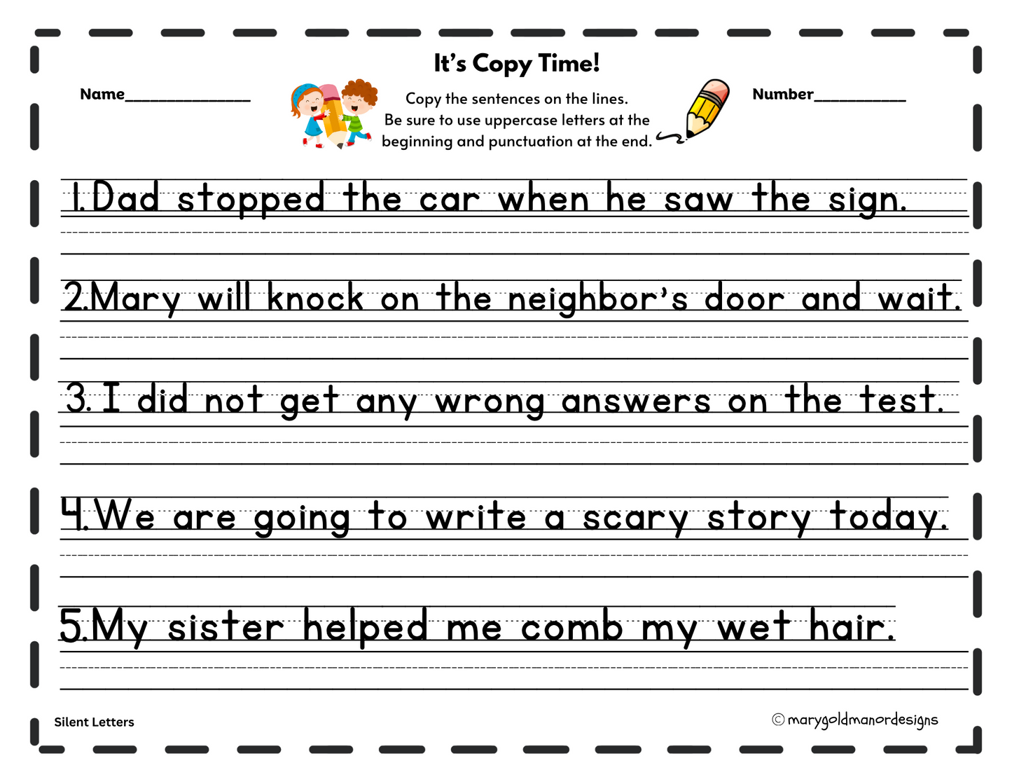 It's Copy Time