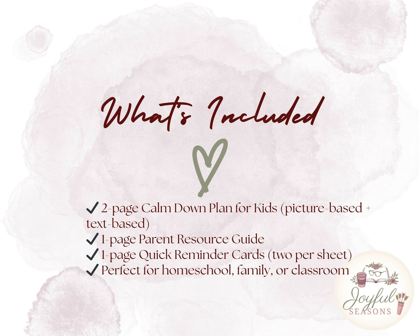listing Whats Included