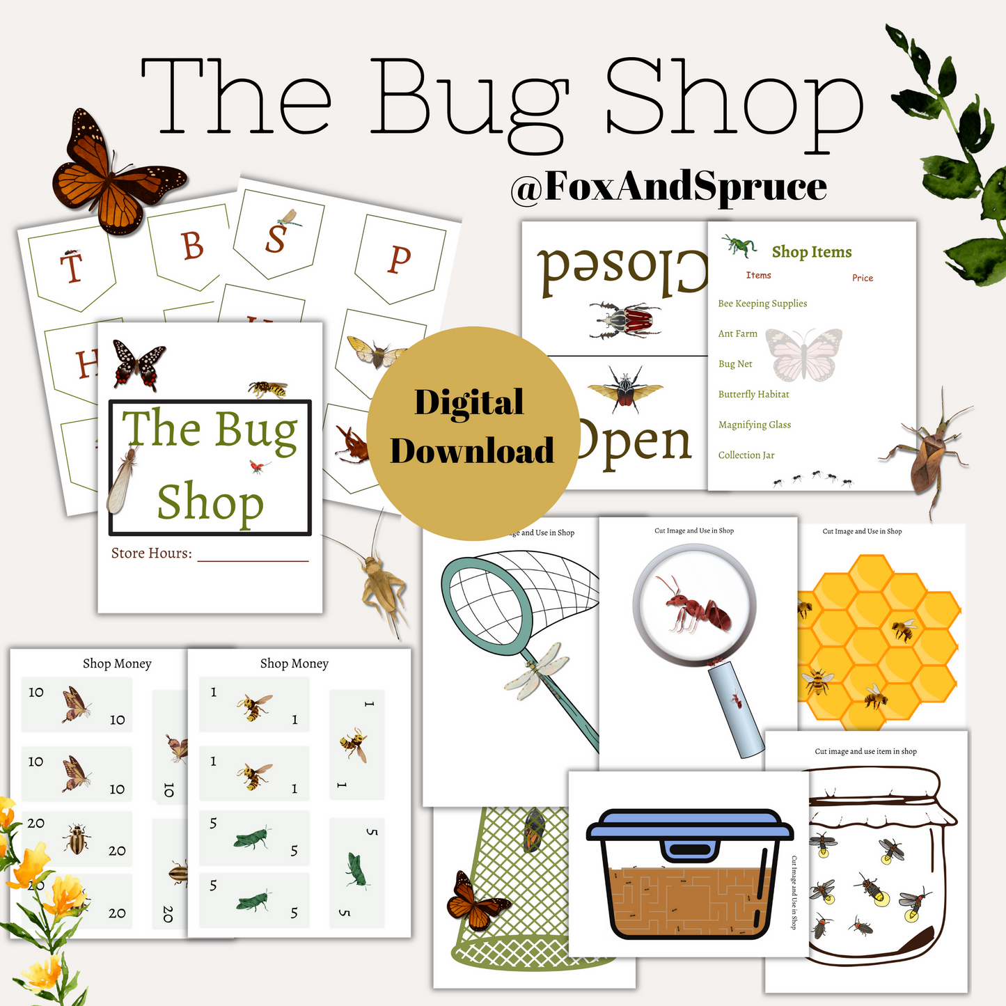 Dramatic Play-The Bug Shop