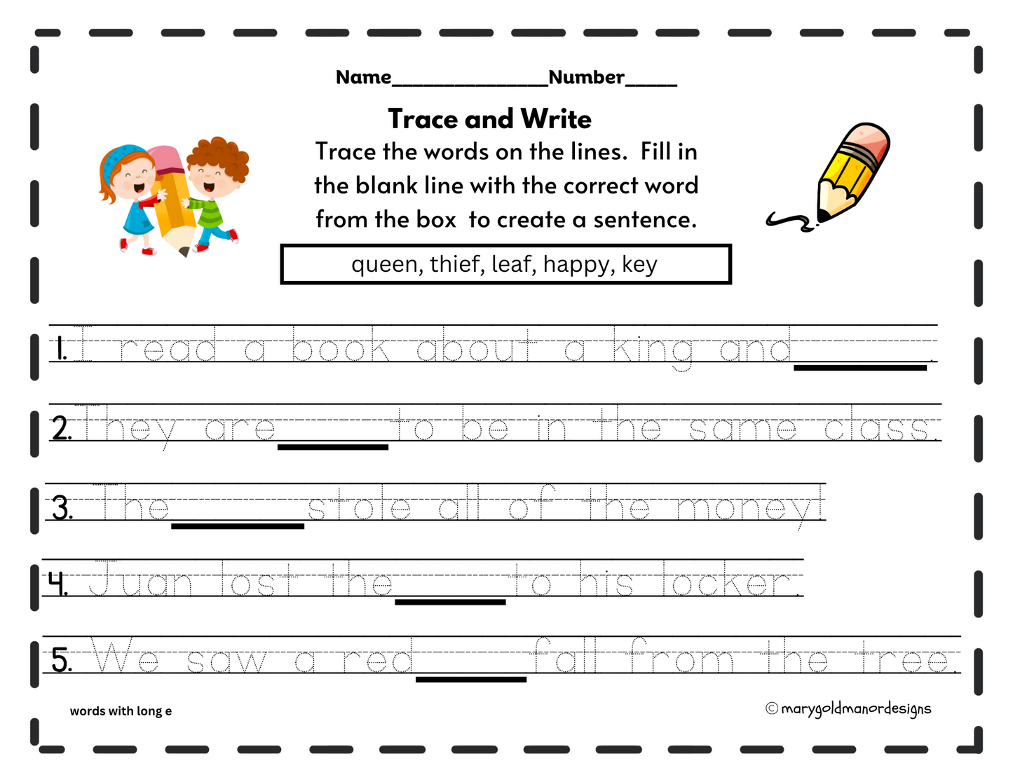 Trace and Write E