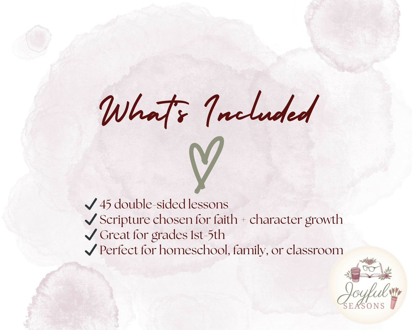 listing Whats Included