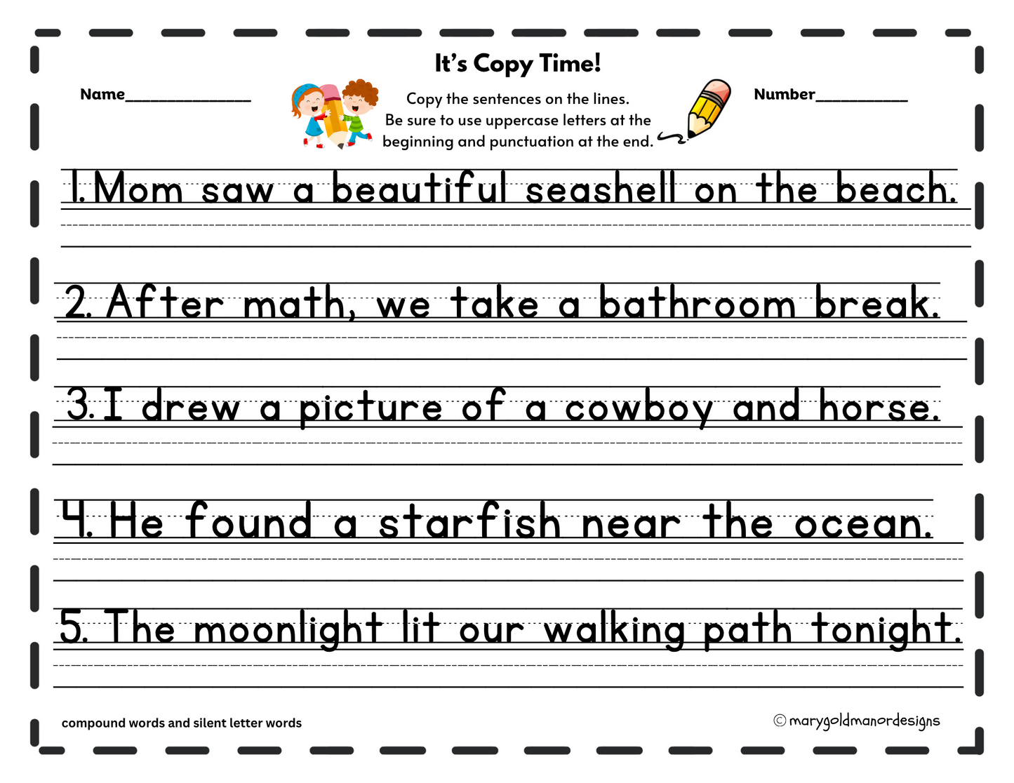 It's Copy Time