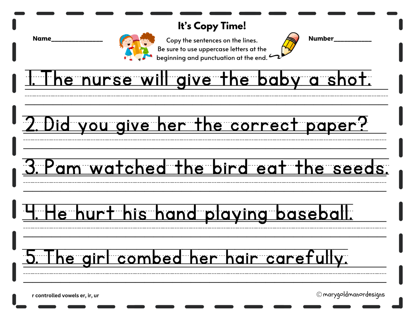 It's Copy Time