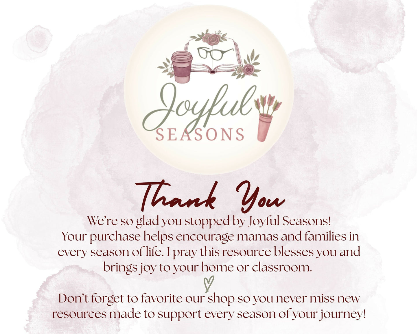 Listing Thank You