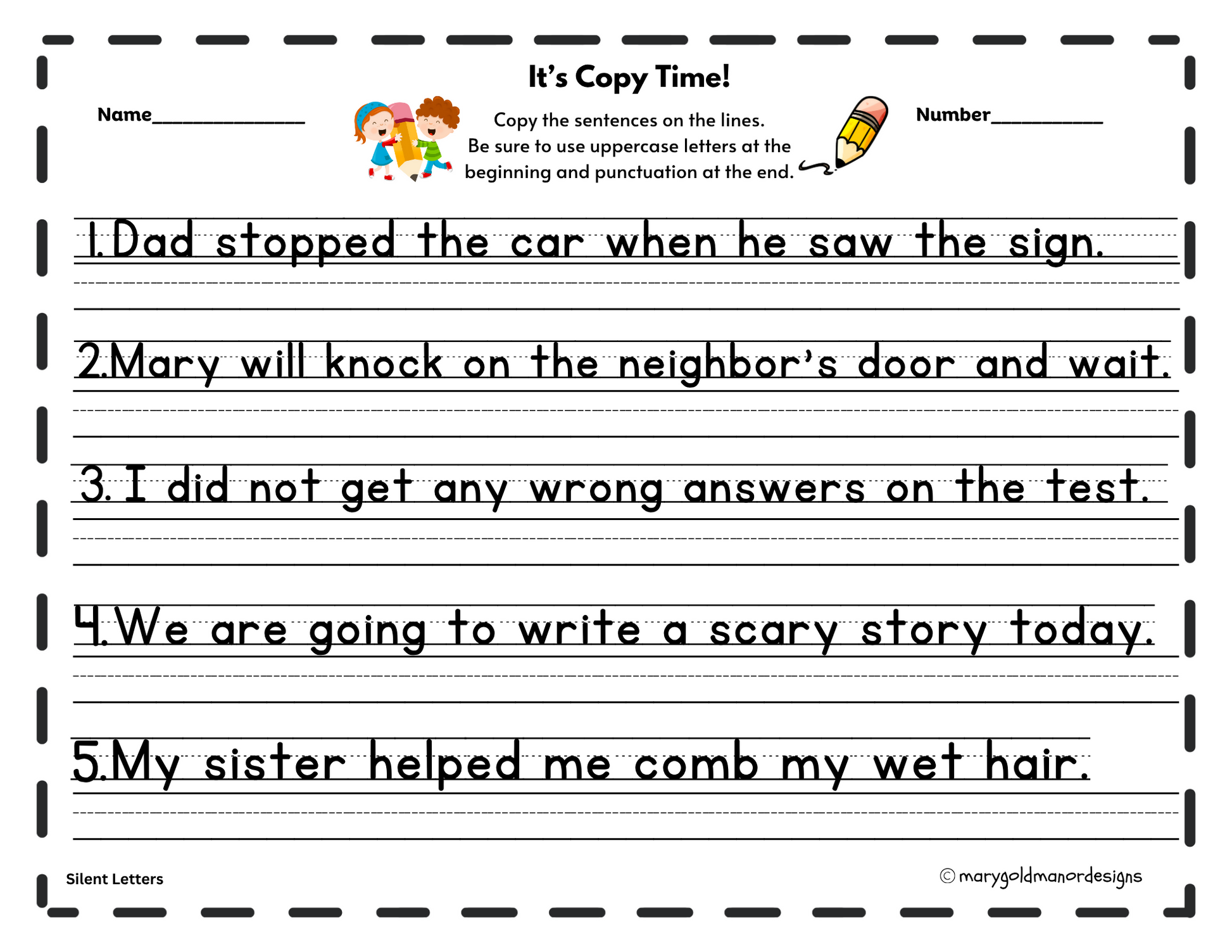 It's Copy Time