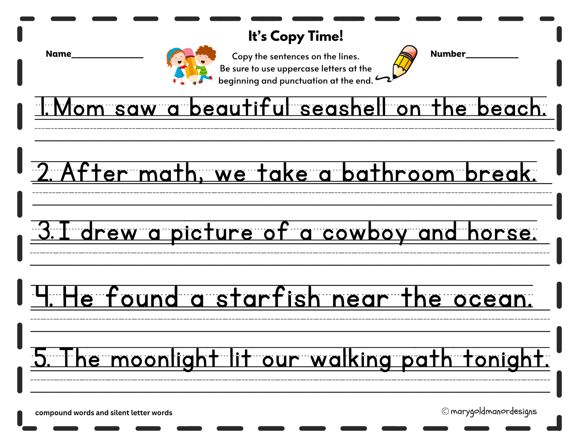 It's Copy Time