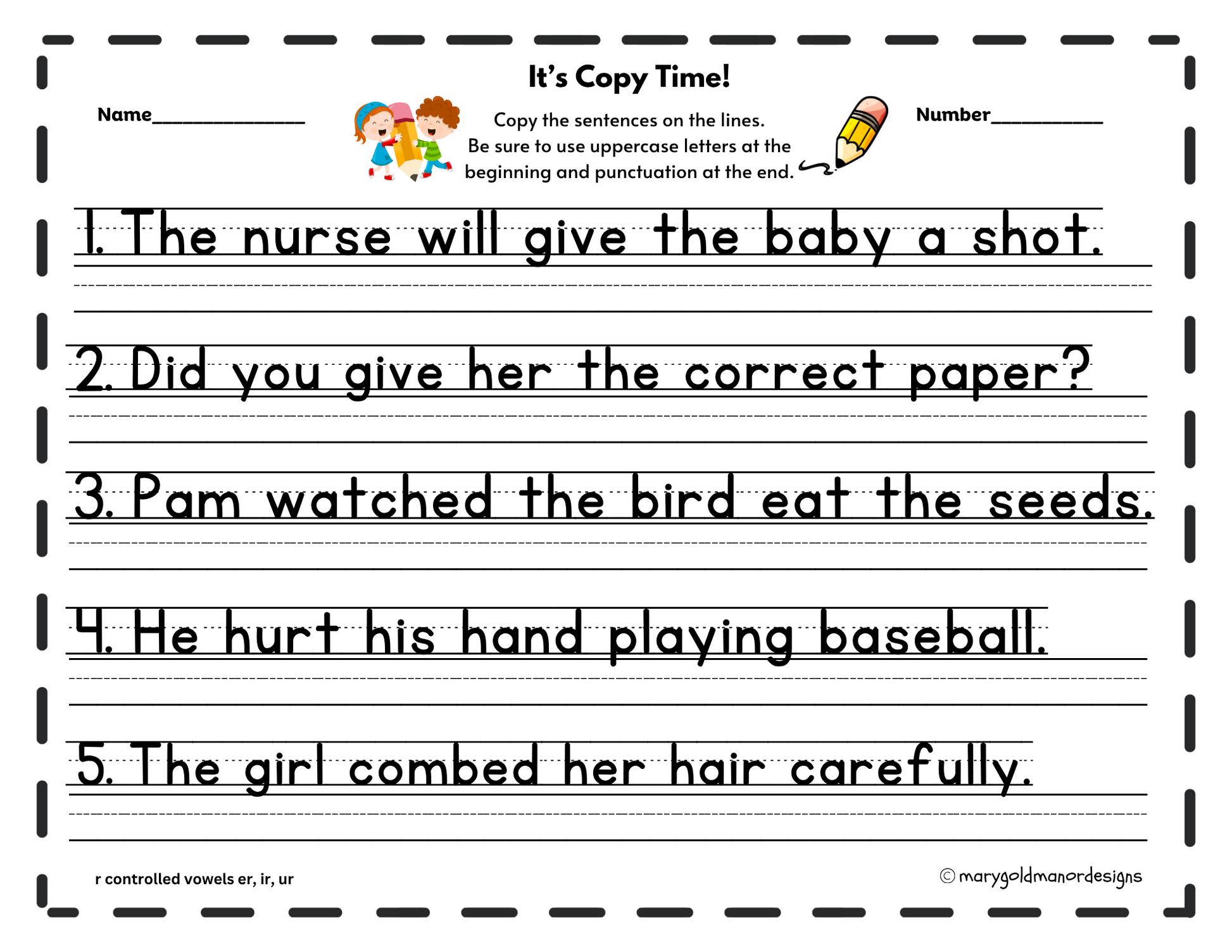 It's Copy Time