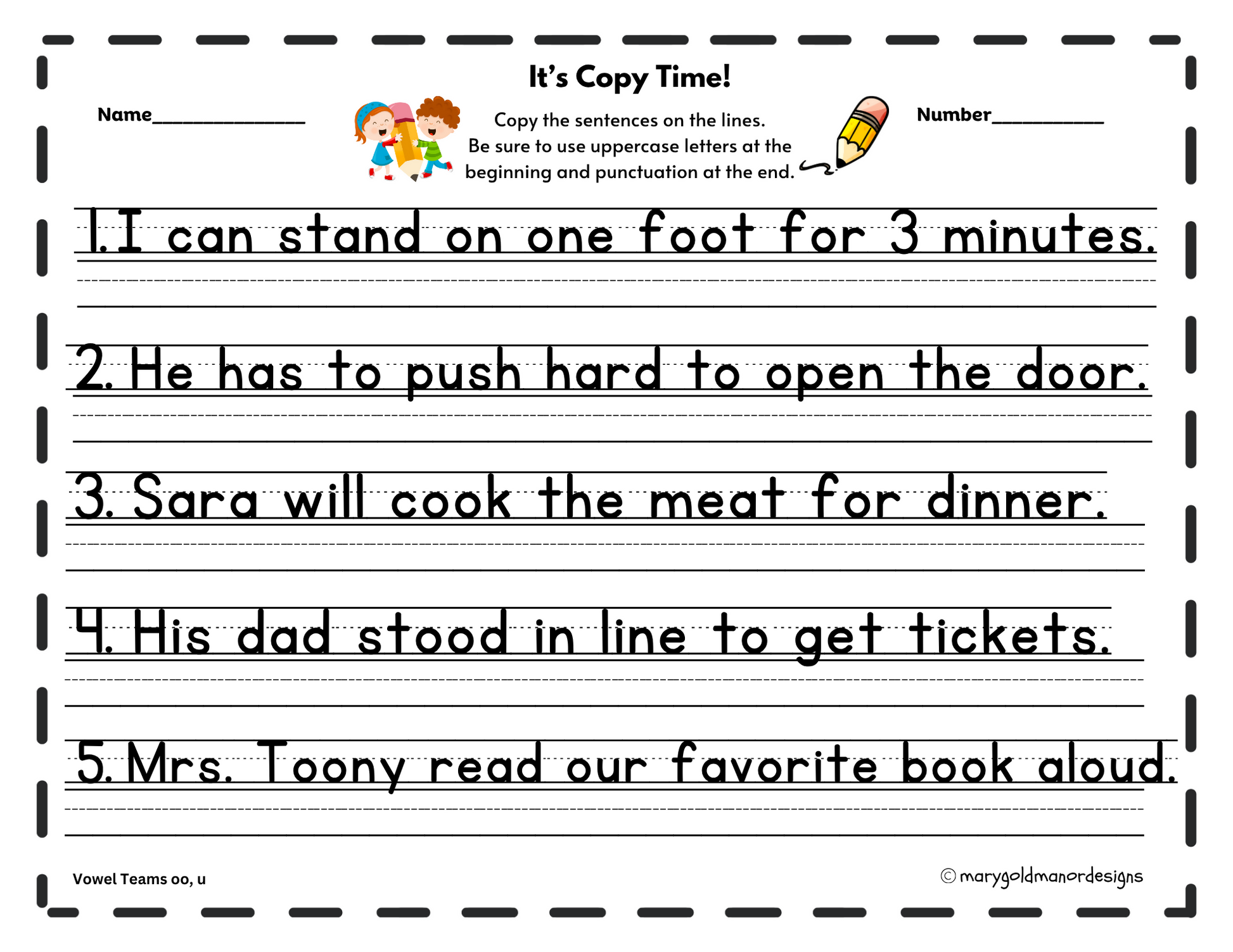 It's Copy Time